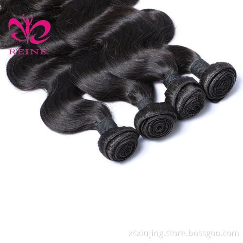 REINE Wholesale10A Cuticle Aligned Hair Weave Raw Virgin Mink Brazilian Body Wave Hair Weave With Factory Price